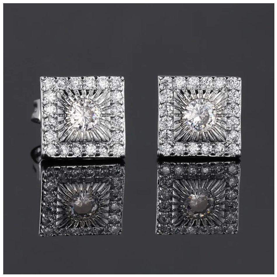 ICED OUT "SUNNY STEP" OHRRINGE - ICERAIN JEWELRY
