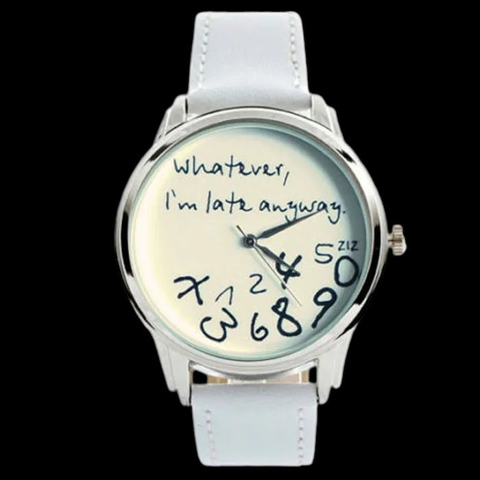 EDELSTAHL "LATE" UHR - ICERAIN JEWELRY