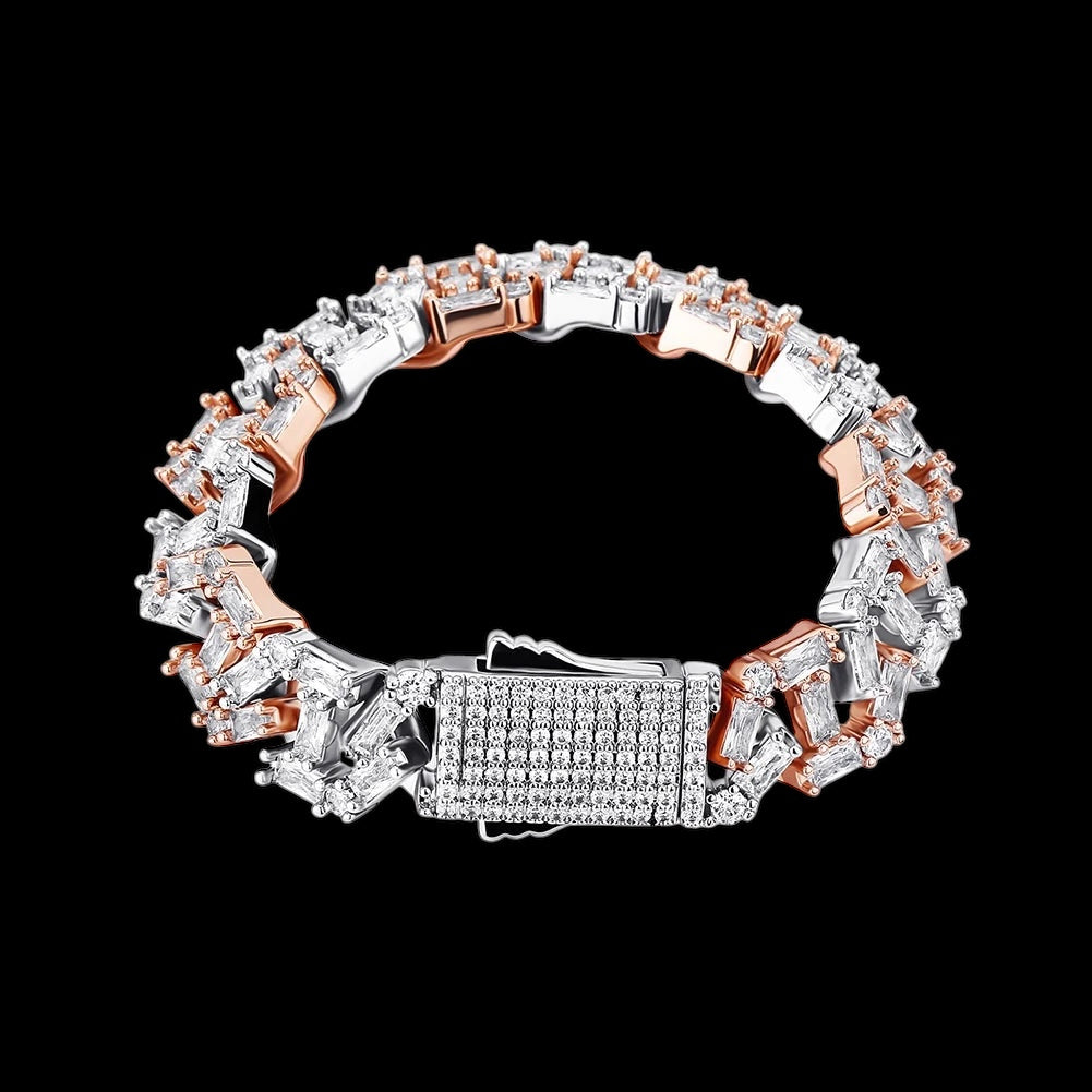 ICED OUT 10MM "STEZZA CUBAN" ARMBAND - ICERAIN JEWELRY