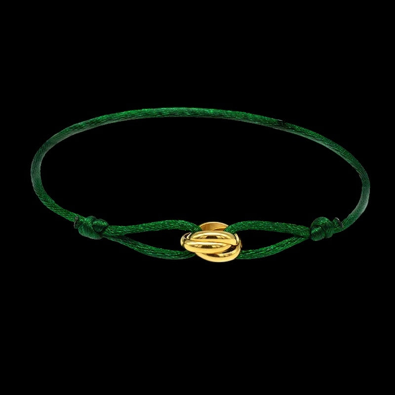 STOFF/EDELSTAHL "TRICOLOR" ARMBAND - ICERAIN JEWELRY
