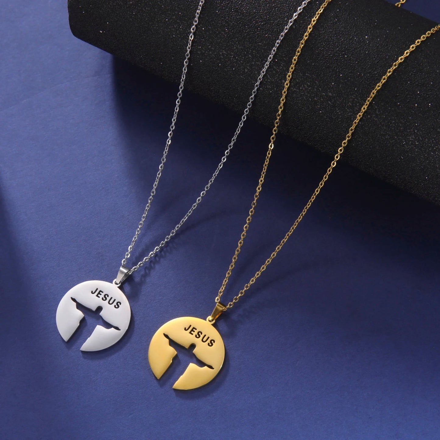 EDELSTAHL "JESUS" KETTE - ICERAIN JEWELRY