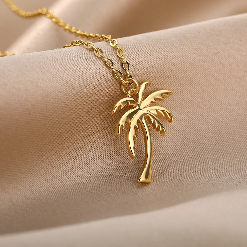 EDELSTAHL "PALM" KETTE - ICERAIN JEWELRY