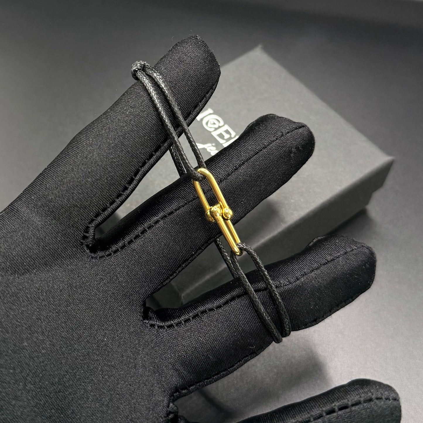 STOFF/EDELSTAHL "CLOSURE" ARMBAND - ICERAIN JEWELRY