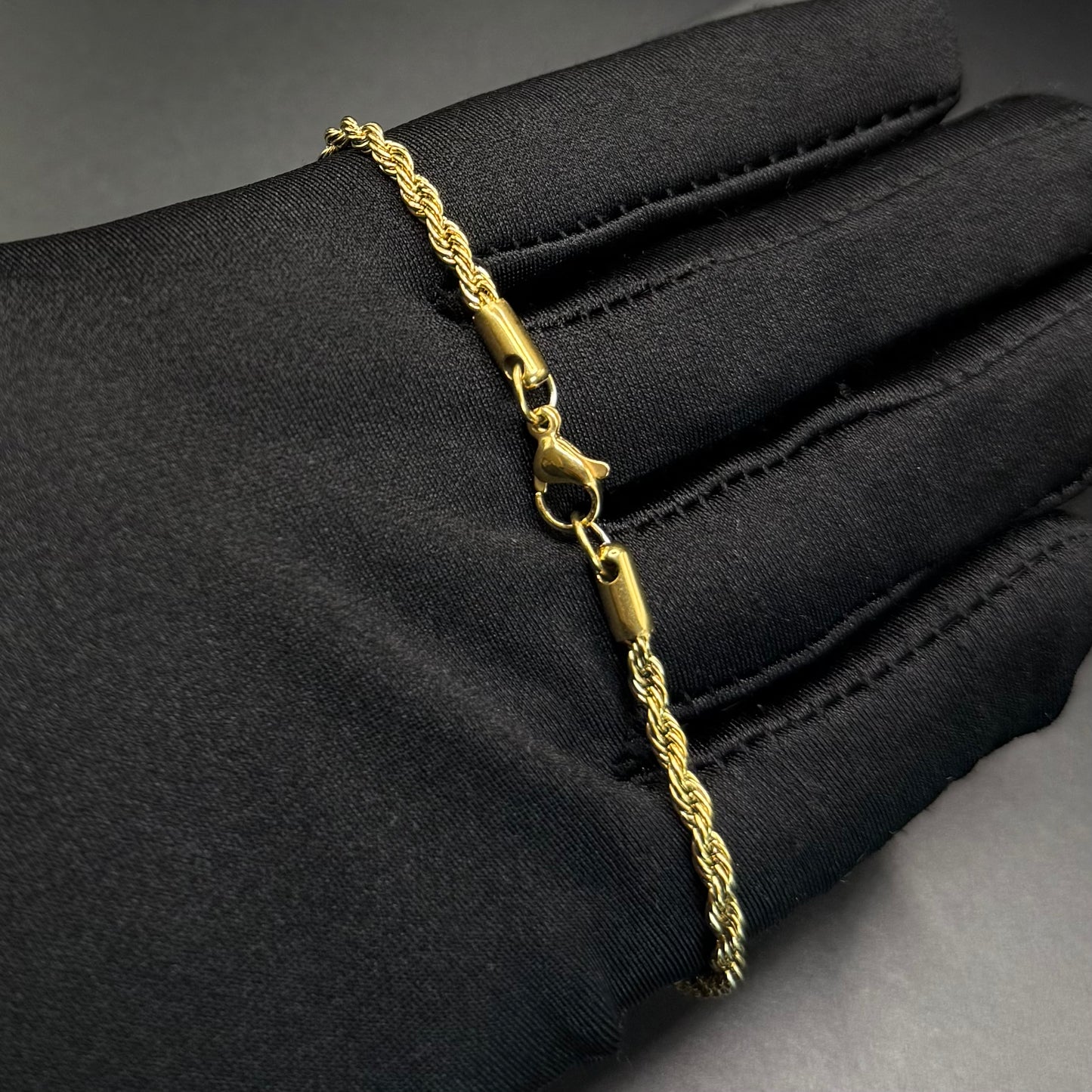 EDELSTAHL "GOLD ROPE" ARMBAND - ICERAIN JEWELRY
