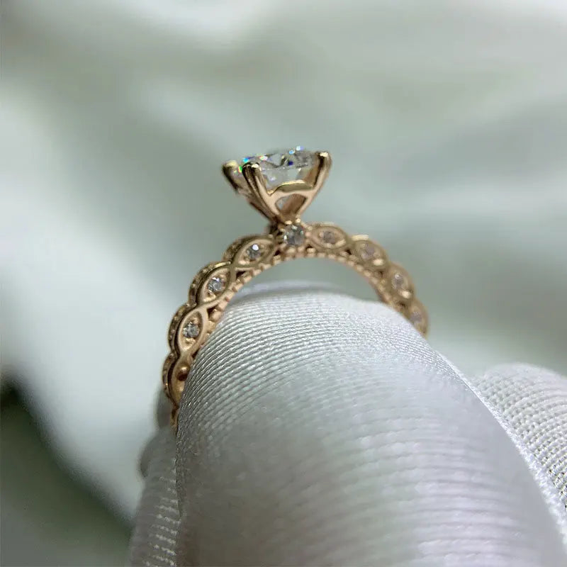 ICED OUT MOISSANITE "PROPOSE" WEISSGOLD 925S SILVER RING - ICERAIN JEWELRY
