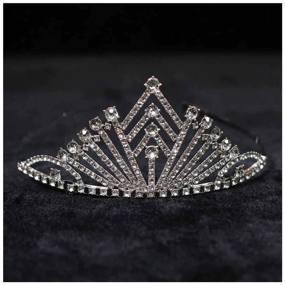 ICED OUT "RADIANT LINES" DIADEM/TIARA - ICERAIN JEWELRY