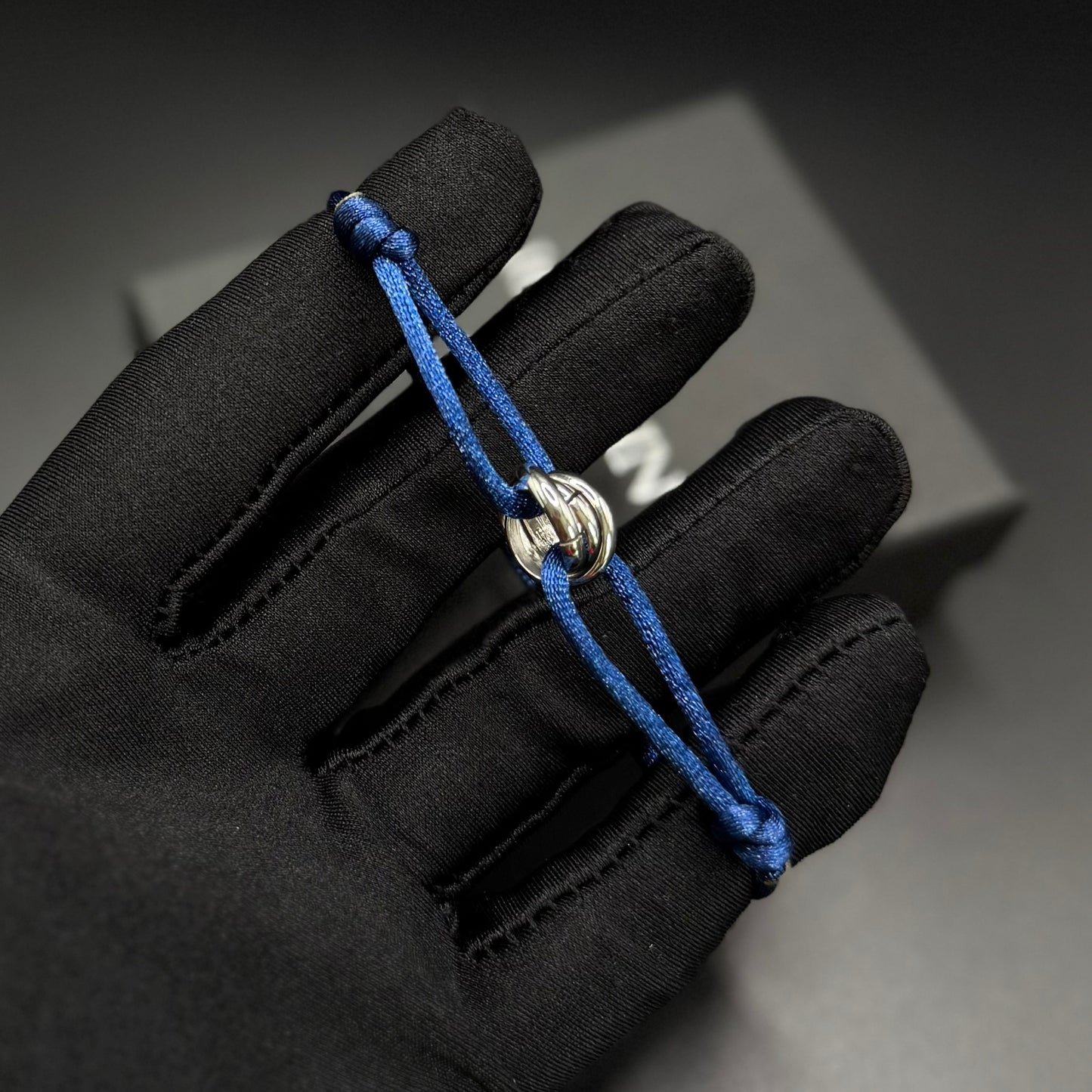 STOFF/EDELSTAHL "TRICOLOR" ARMBAND - ICERAIN JEWELRY