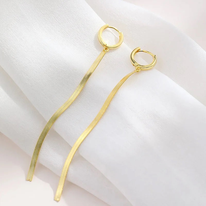 EDELSTAHL "LINE" OHRRINGE - ICERAIN JEWELRY