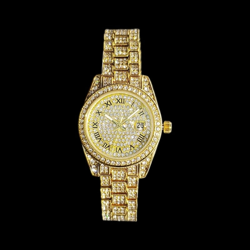 ICED OUT "DRESSOLO" UHR - ICERAIN JEWELRY