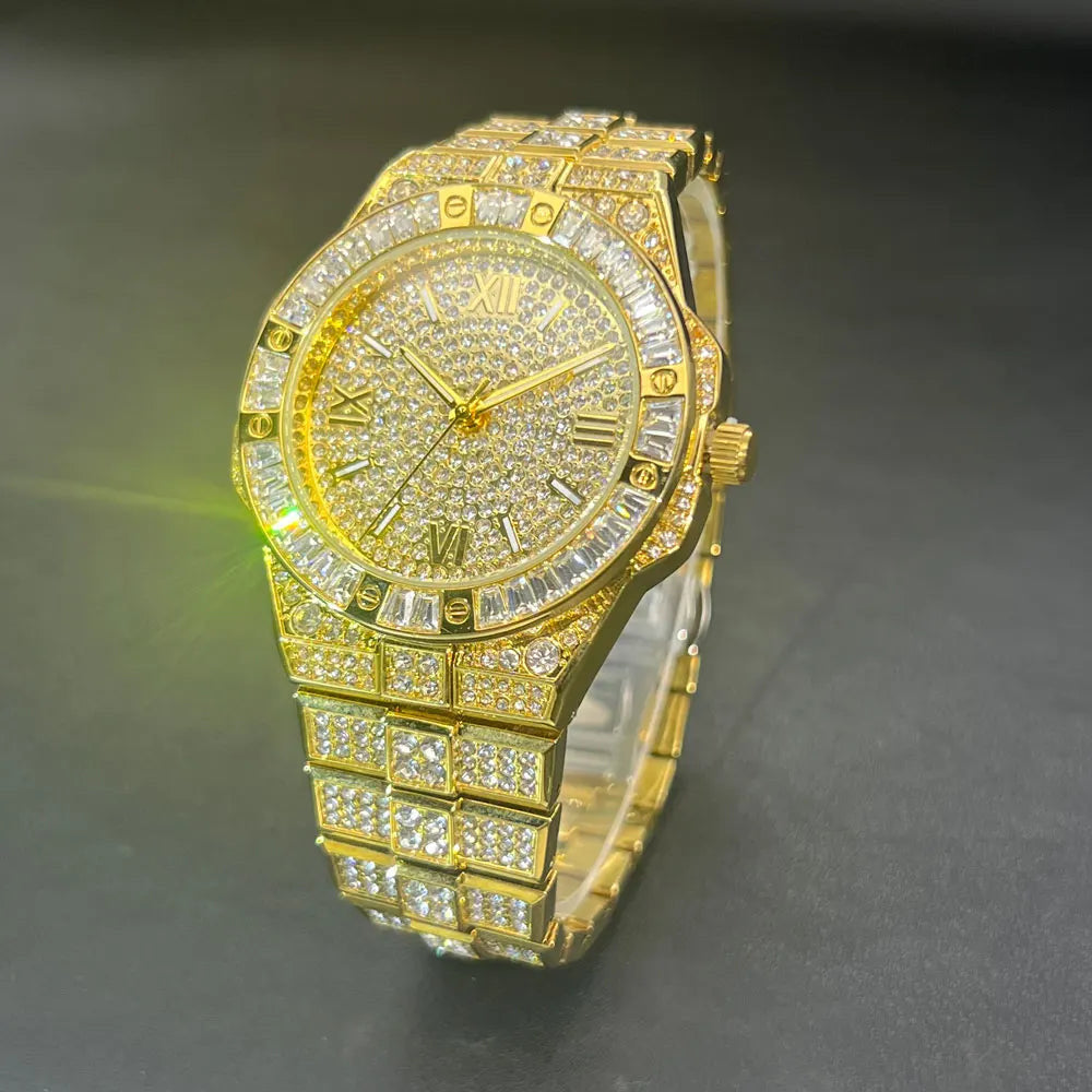 ICED OUT "FASHIONARY" UHR - ICERAIN JEWELRY
