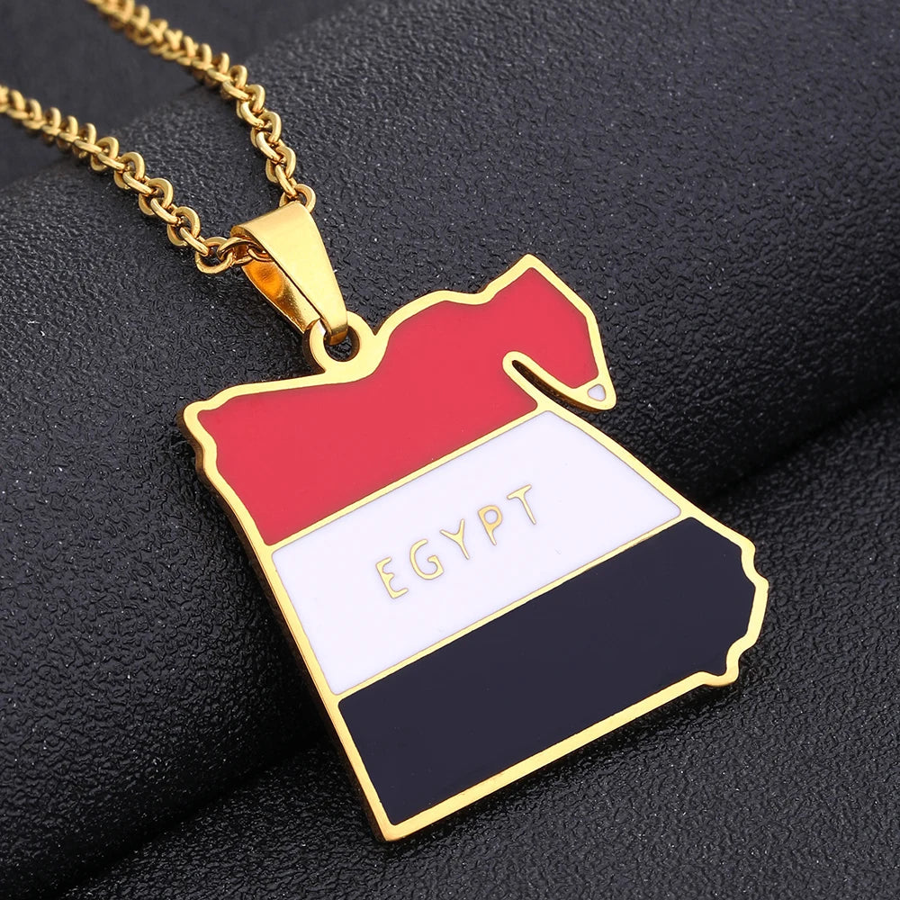 EDELSTAHL "EGYPT" LÄNDERKETTE - ICERAIN JEWELRY