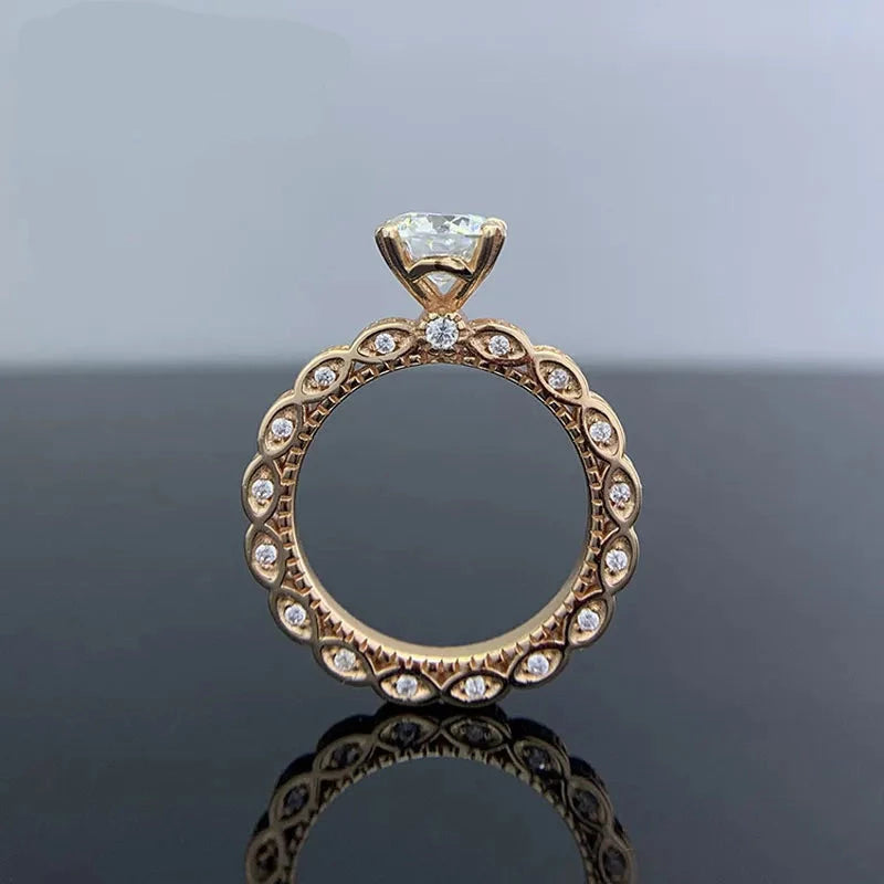 ICED OUT MOISSANITE "PROPOSE" WEISSGOLD 925S SILVER RING - ICERAIN JEWELRY