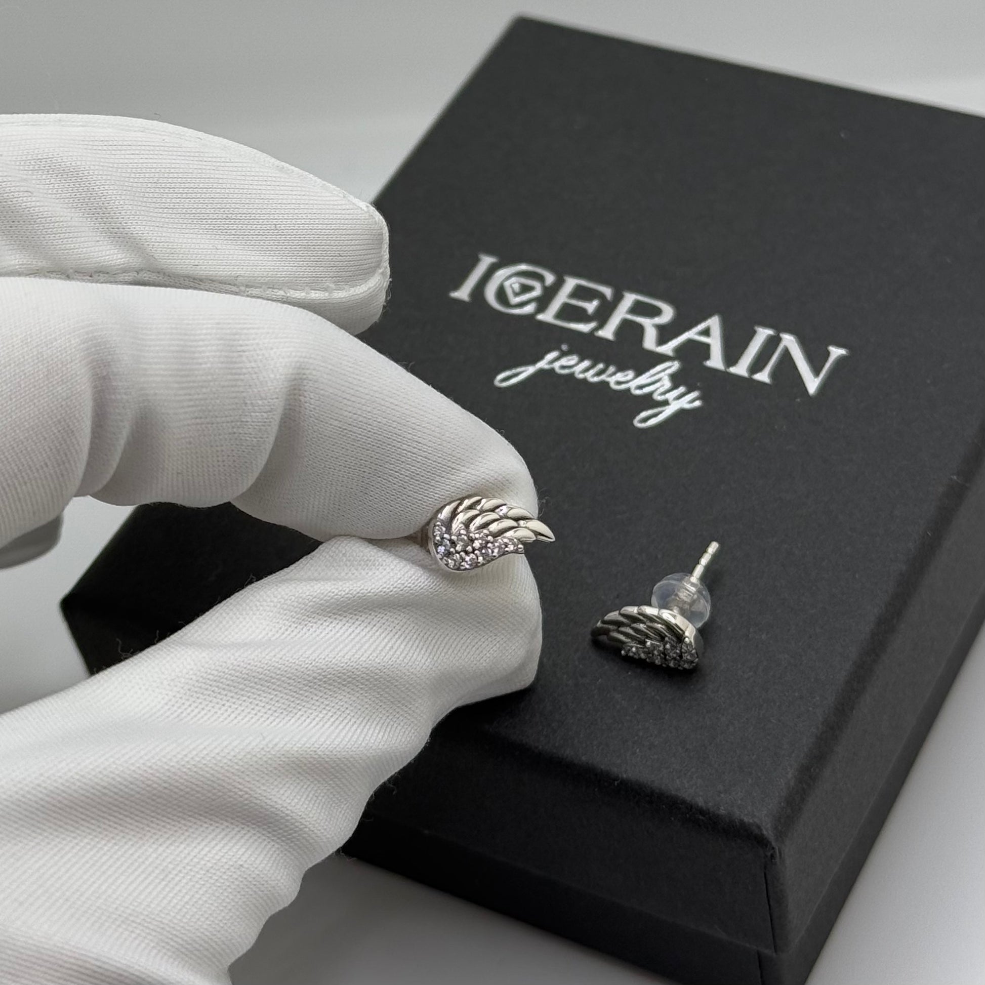 925S SILVER "ANGEL" OHRRINGE - ICERAIN JEWELRY