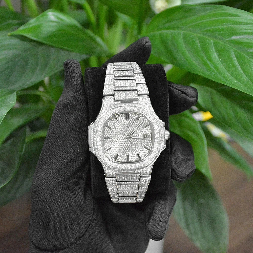 ICED OUT 43MM MOISSANITE "FERANOIR" UHR - ICERAIN JEWELRY