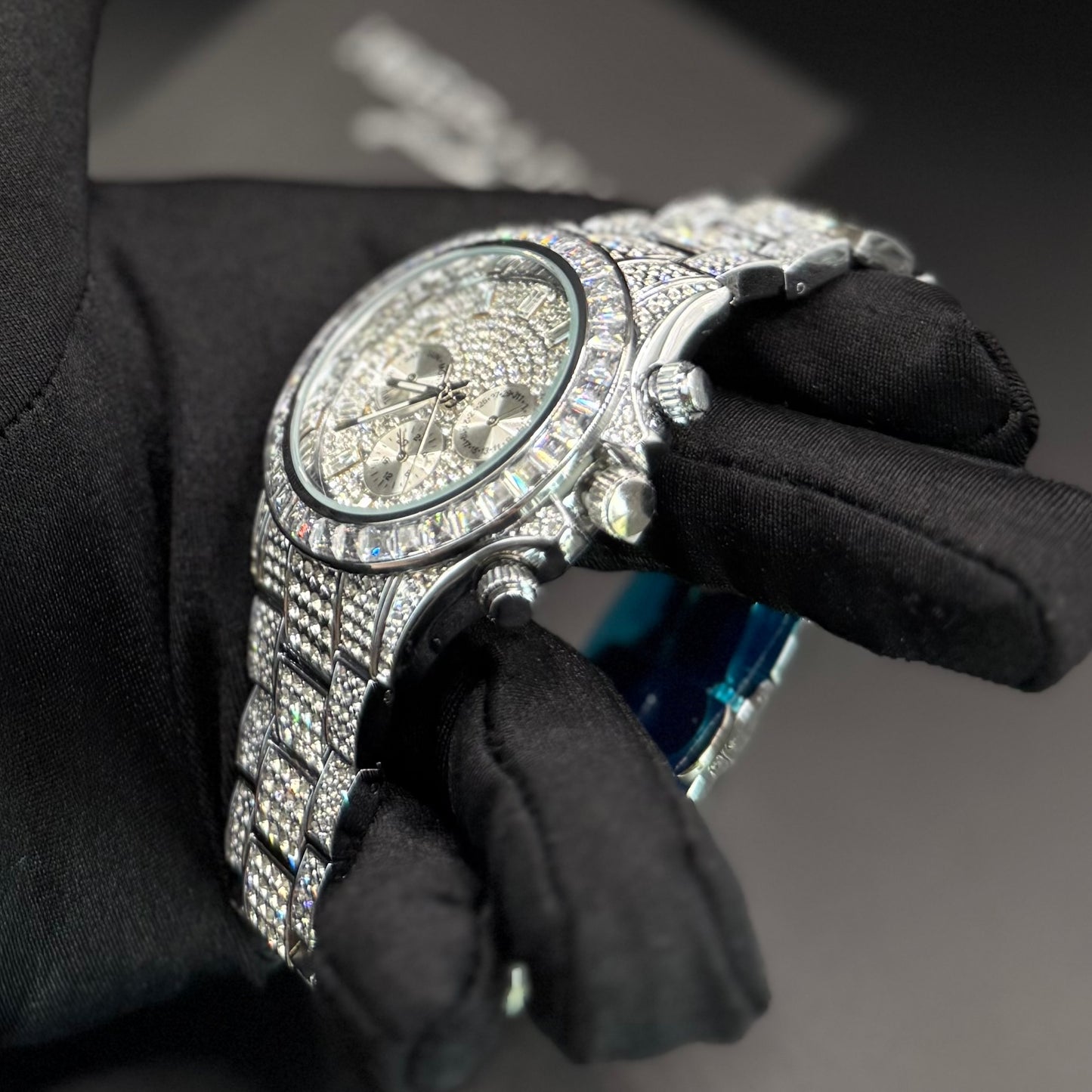 ICED OUT "SOLLINI V3" UHR - ICERAIN JEWELRY
