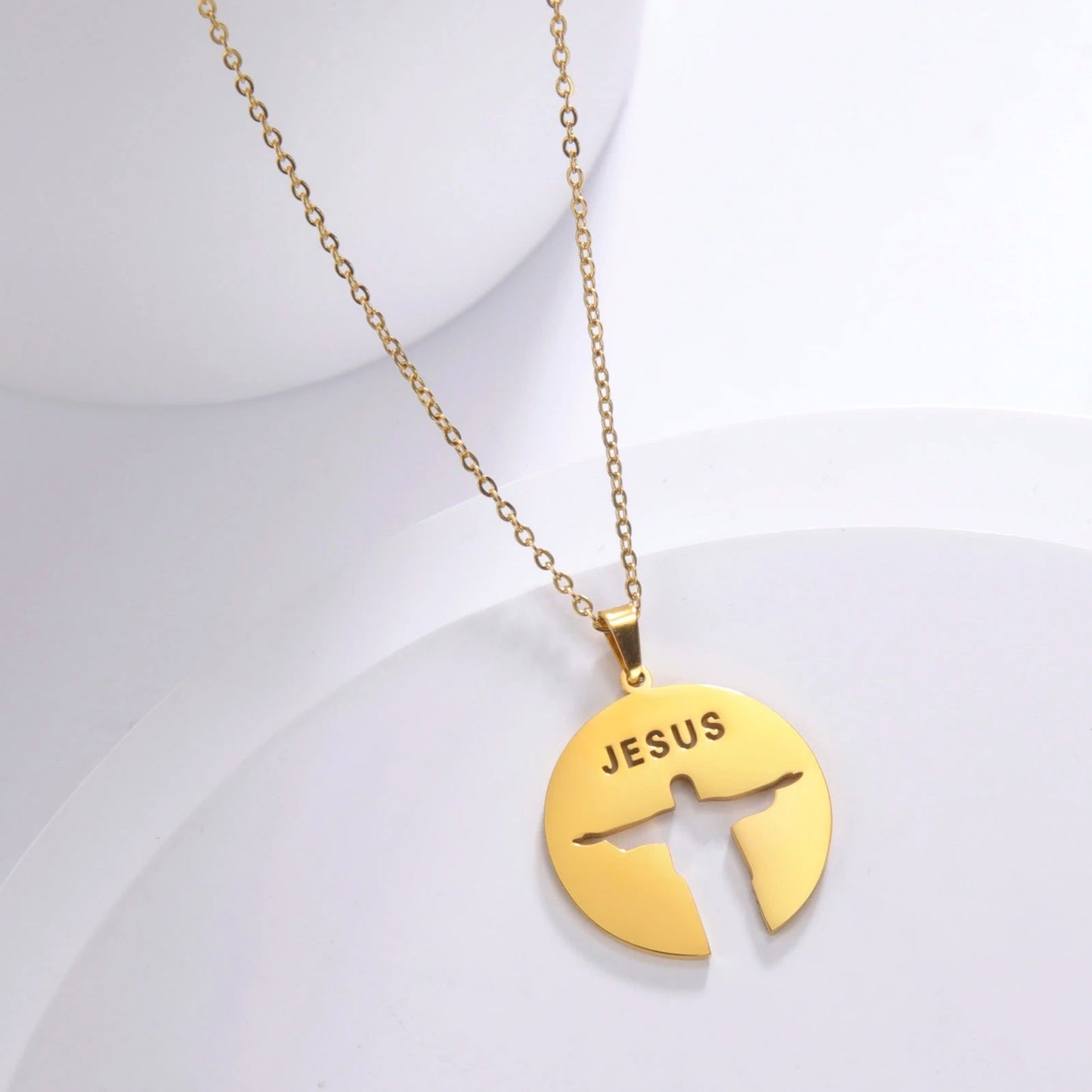 EDELSTAHL "JESUS" KETTE - ICERAIN JEWELRY
