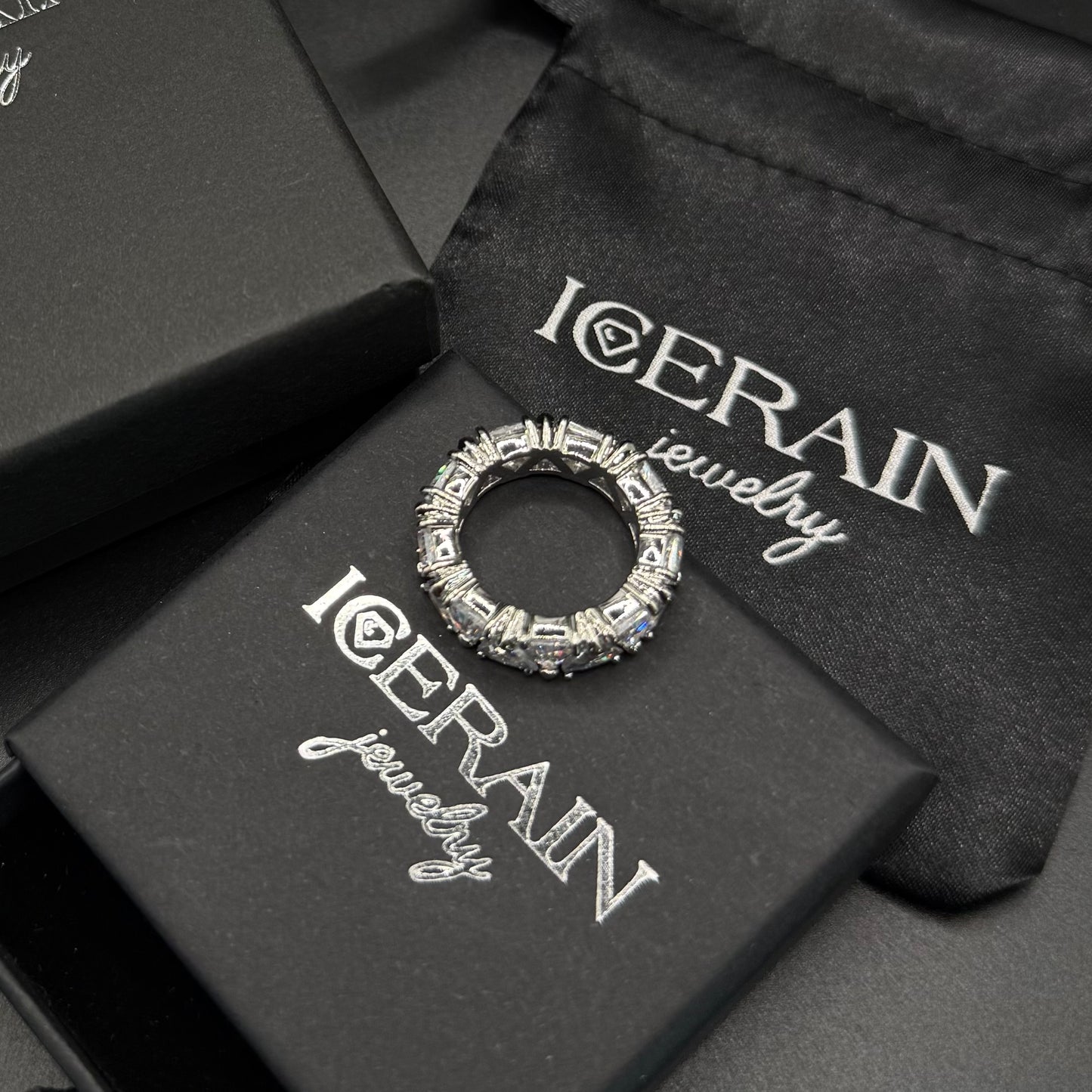 ICED OUT "SILVER SURFER" RING - ICERAIN JEWELRY