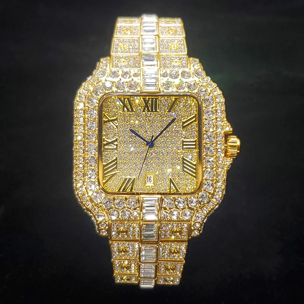 ICED OUT "PIAZZA V5" UHR - ICERAIN JEWELRY