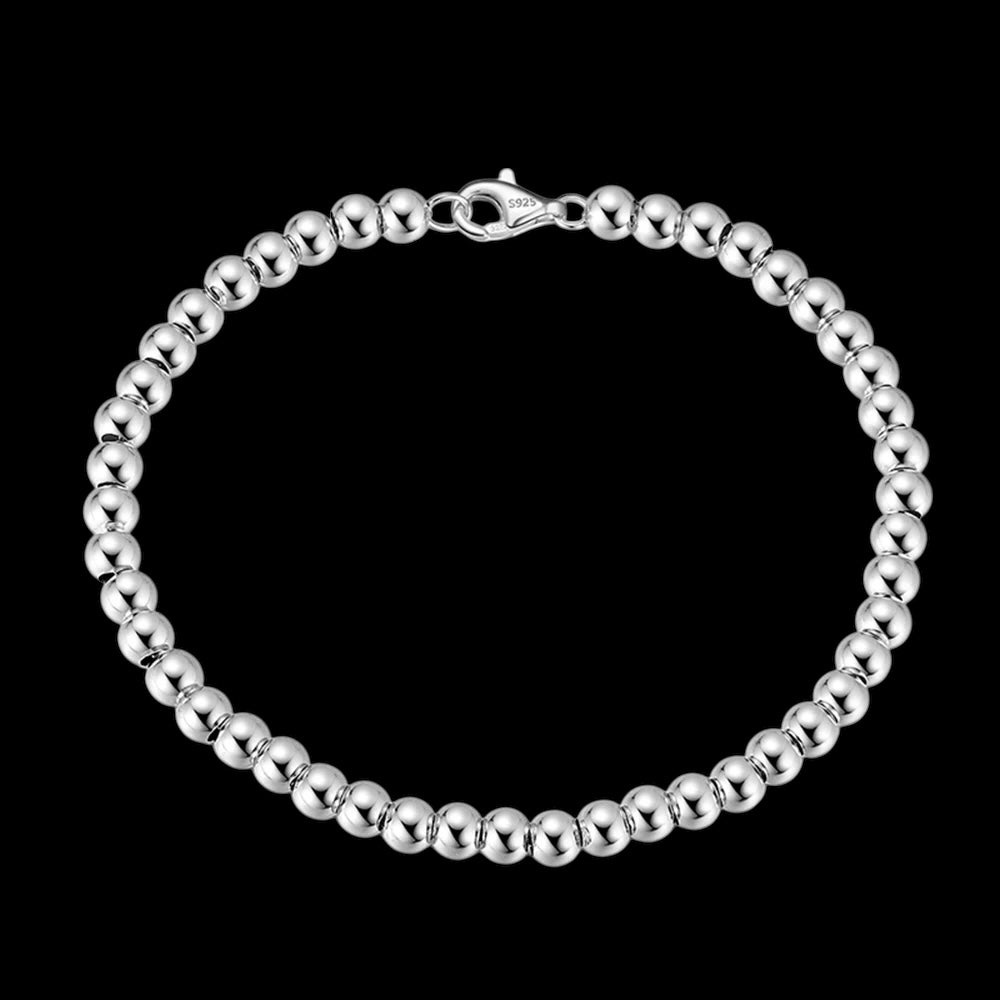 925S SILVER 4MM "PEARL" ARMBAND - ICERAIN JEWELRY
