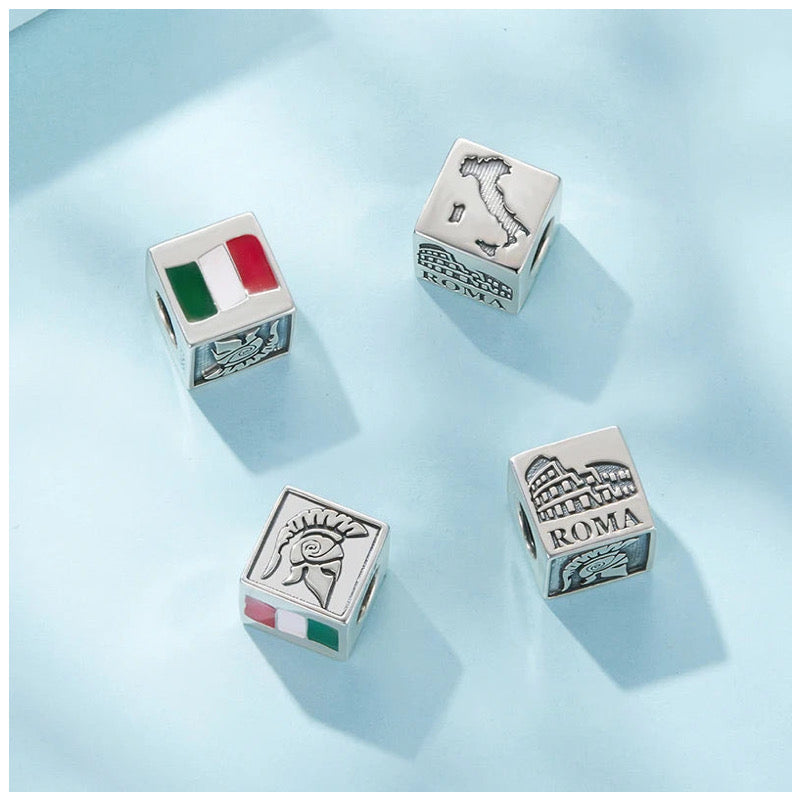925S SILVER "ITALY V2" CHARM - ICERAIN JEWELRY