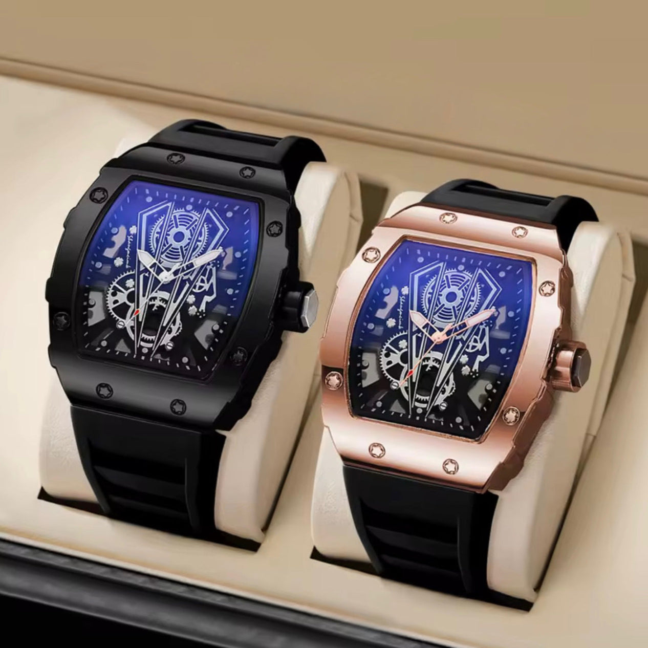 EDELSTAHL "CASSANO" UHR - ICERAIN JEWELRY