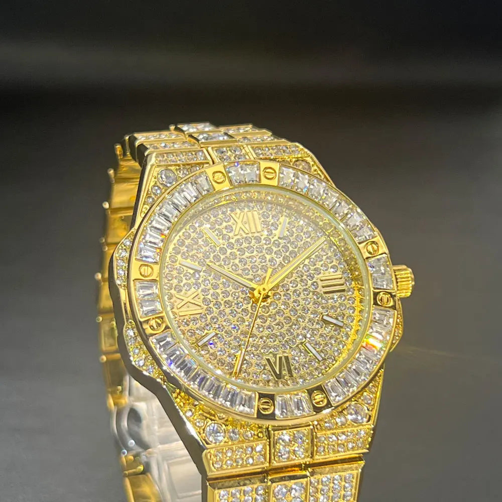 ICED OUT "FASHIONARY" UHR - ICERAIN JEWELRY