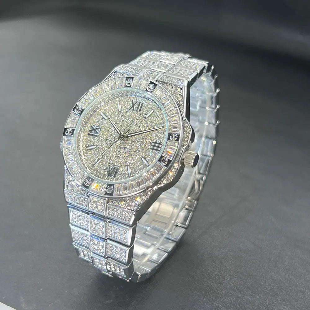 ICED OUT "FASHIONARY" UHR - ICERAIN JEWELRY