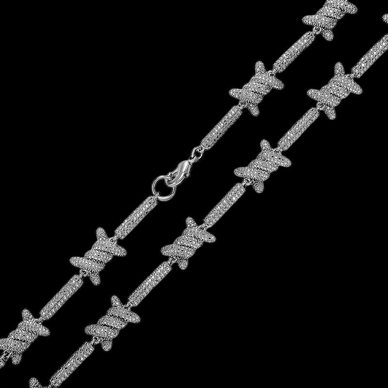 ICED OUT "TWISTED WIRE" KETTE
