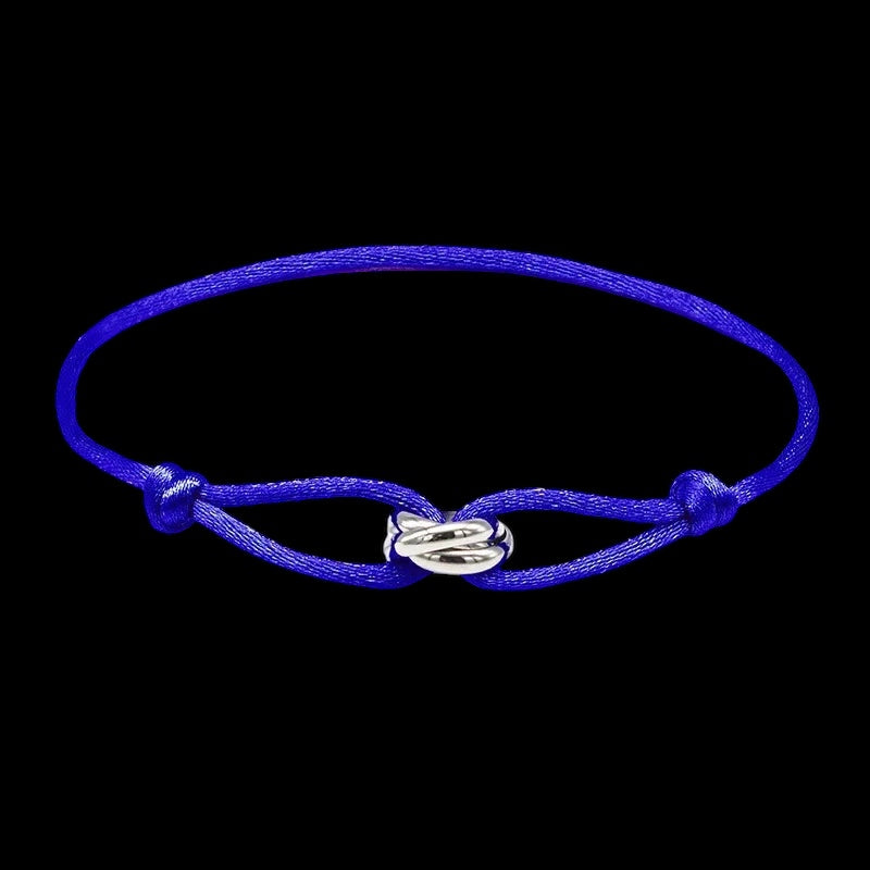 STOFF/EDELSTAHL "TRICOLOR" ARMBAND - ICERAIN JEWELRY
