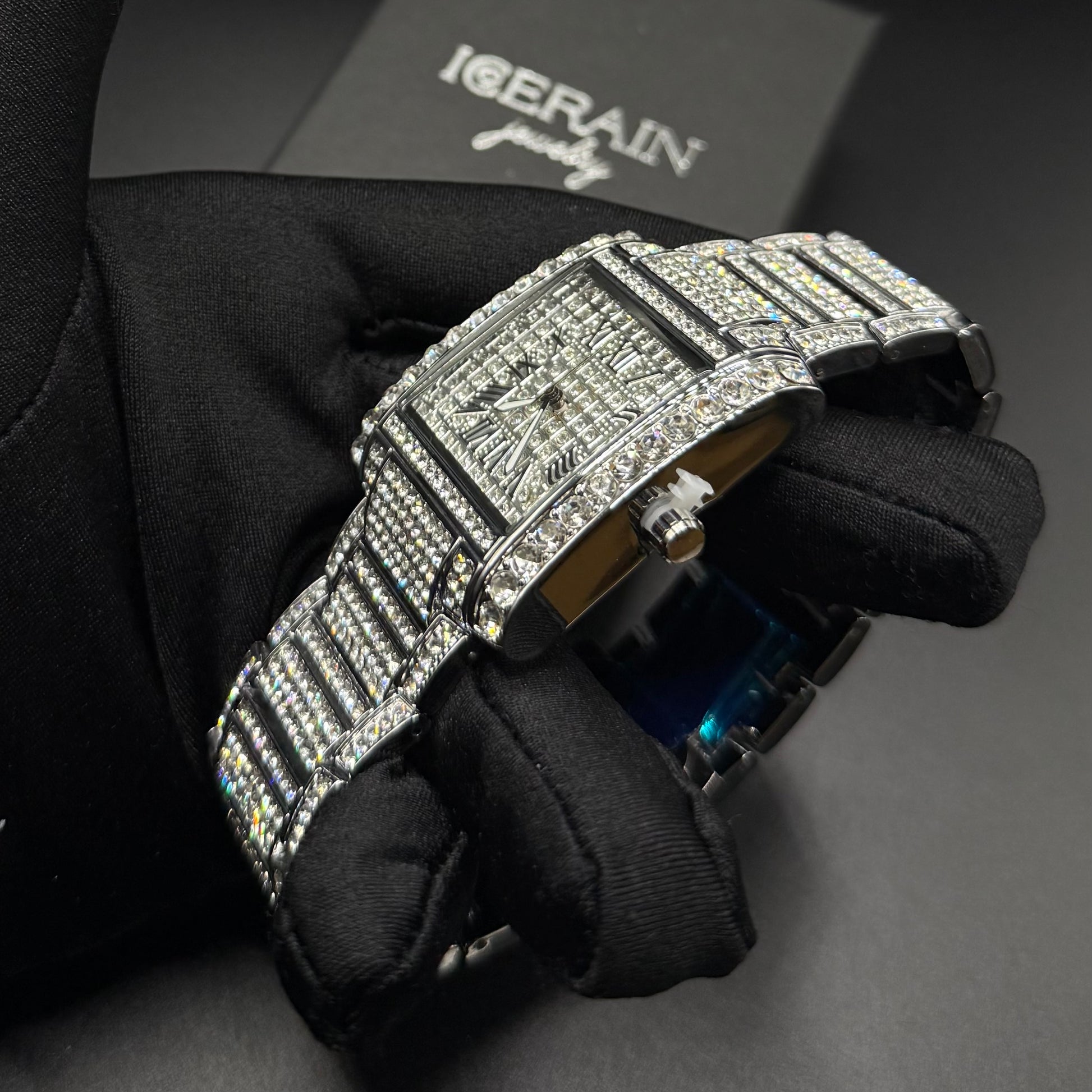 ICED OUT "SQUADROMER" UHR - ICERAIN JEWELRY