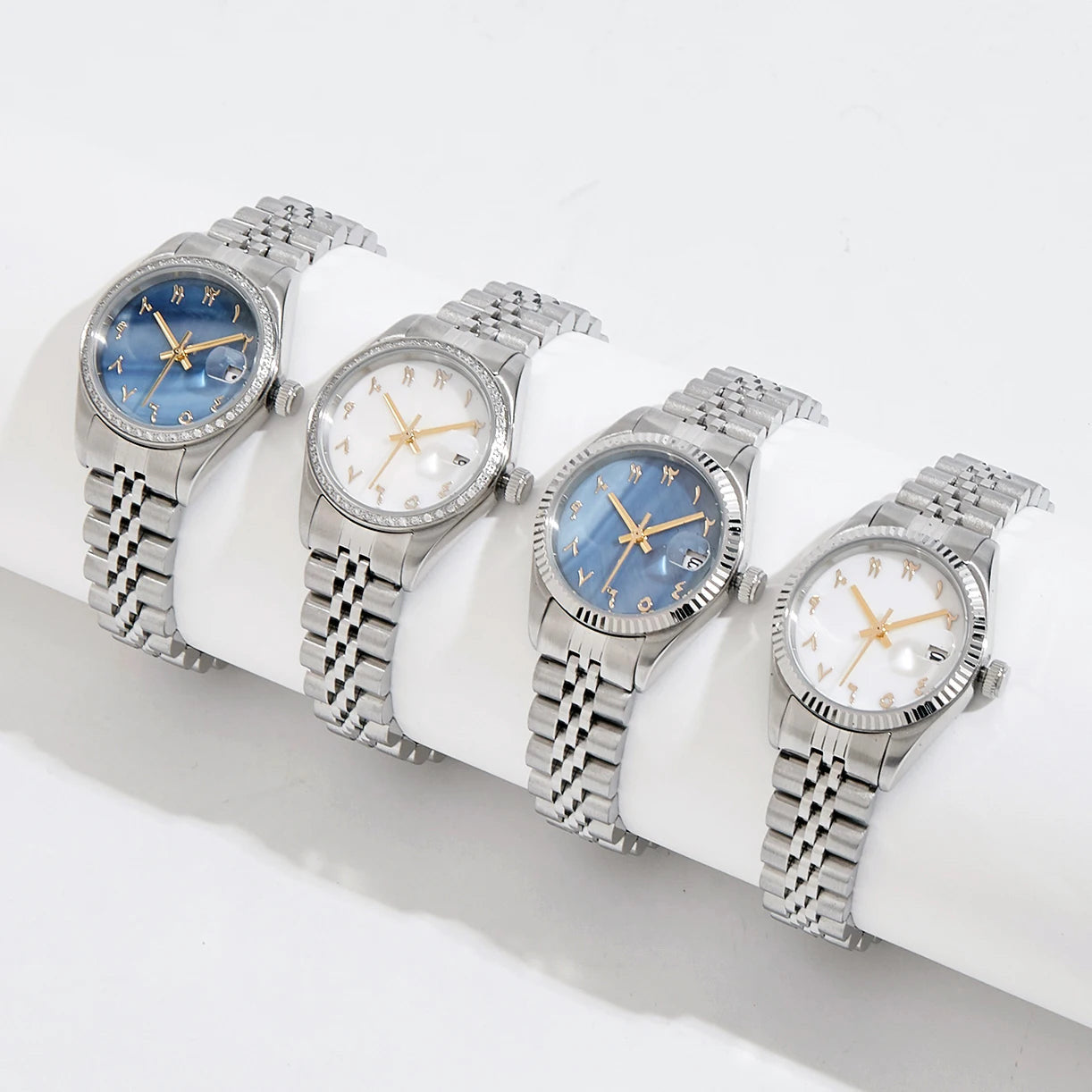 EDELSTAHL "ARABIC" FRAUEN UHR - ICERAIN JEWELRY