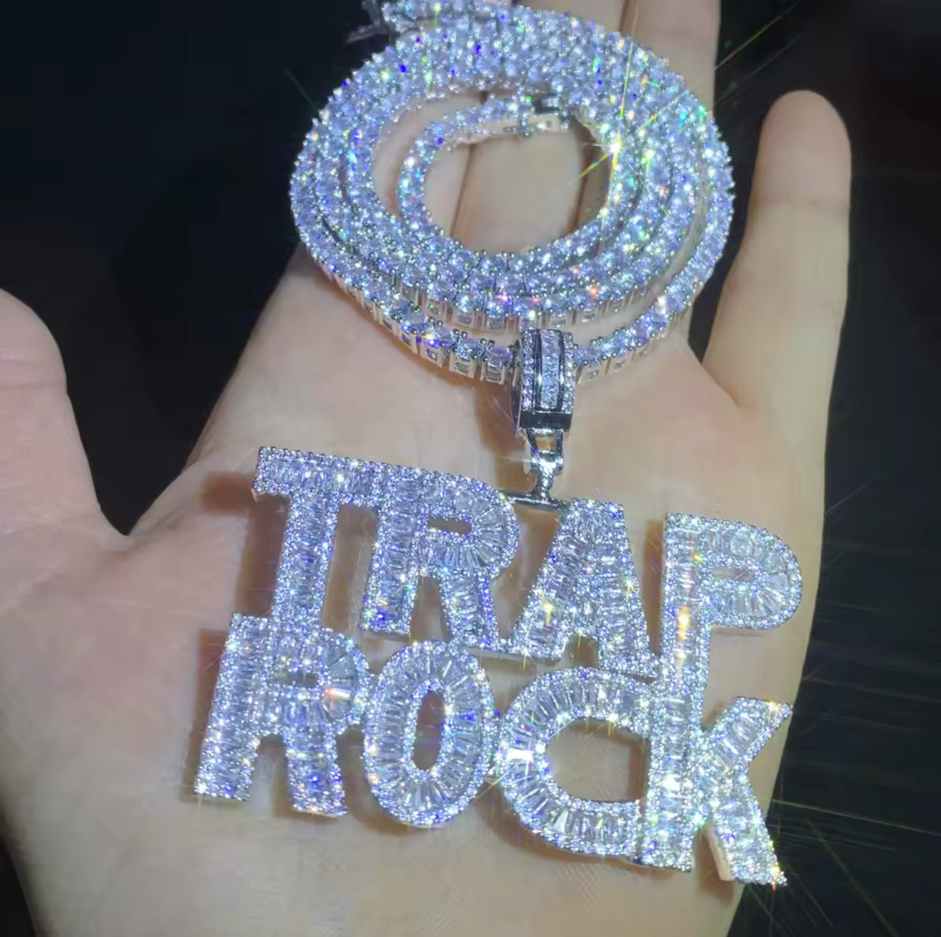 PERSONALISIERTE ICED OUT "KAELIX" KETTE - ICERAIN JEWELRY