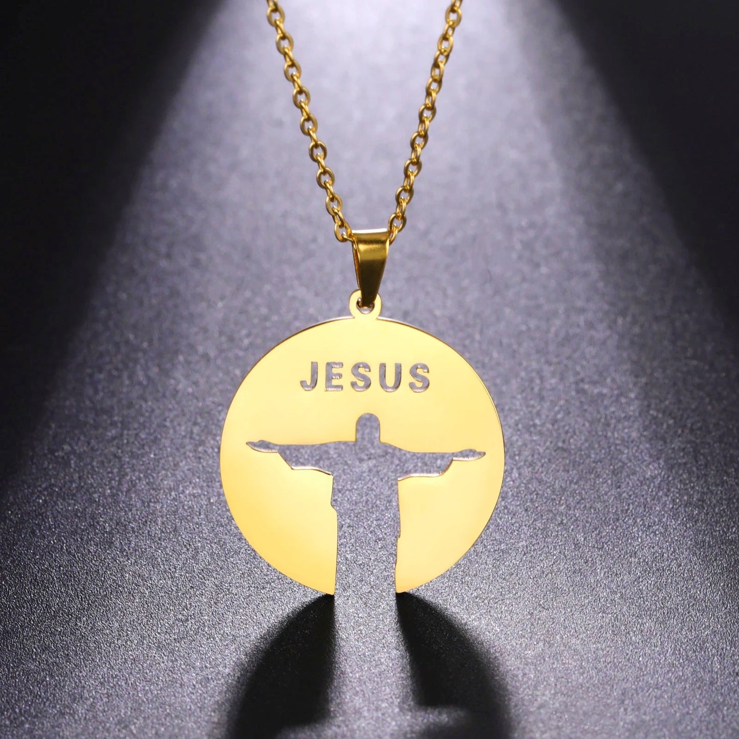 EDELSTAHL "JESUS" KETTE - ICERAIN JEWELRY