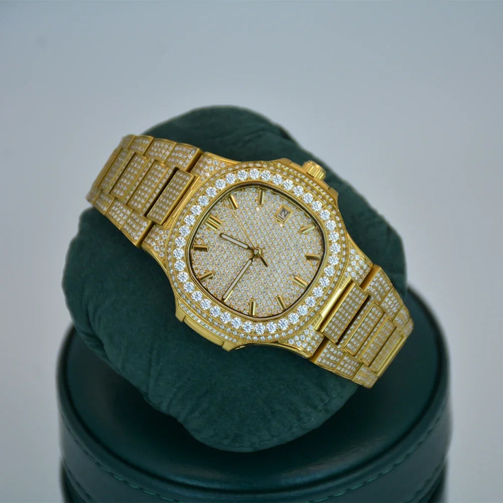 ICED OUT 43MM MOISSANITE "FERANOIR" UHR - ICERAIN JEWELRY