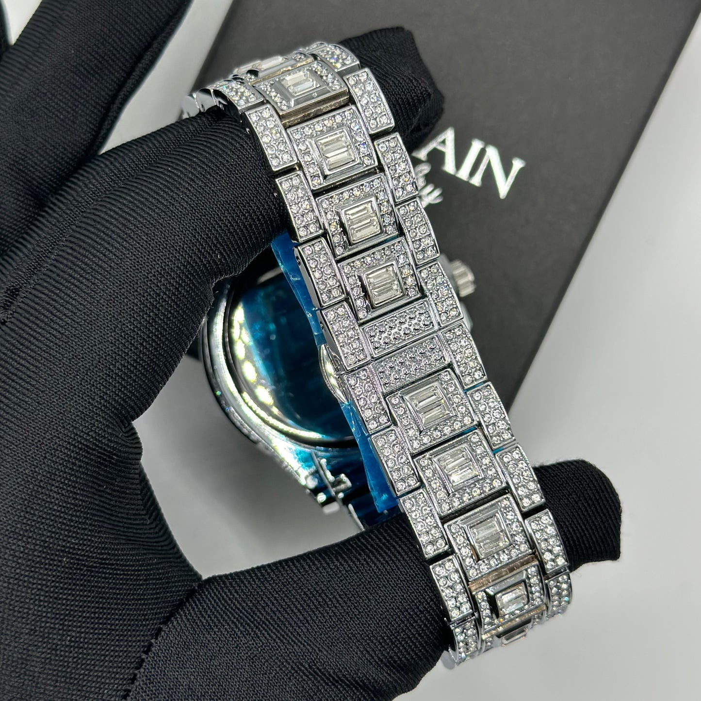 ICED OUT "ARABIC" UHR - ICERAIN JEWELRY