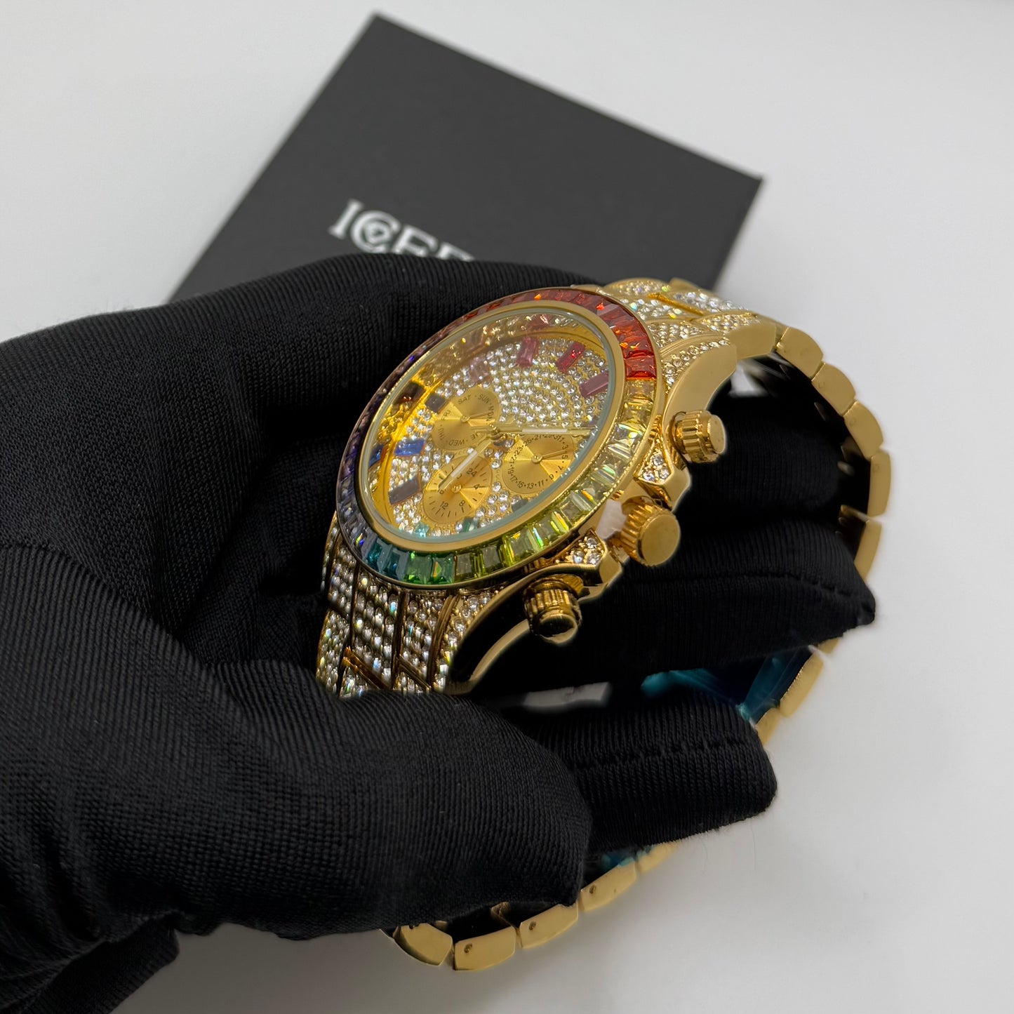 ICED OUT "SOLLINI" UHR - ICERAIN JEWELRY