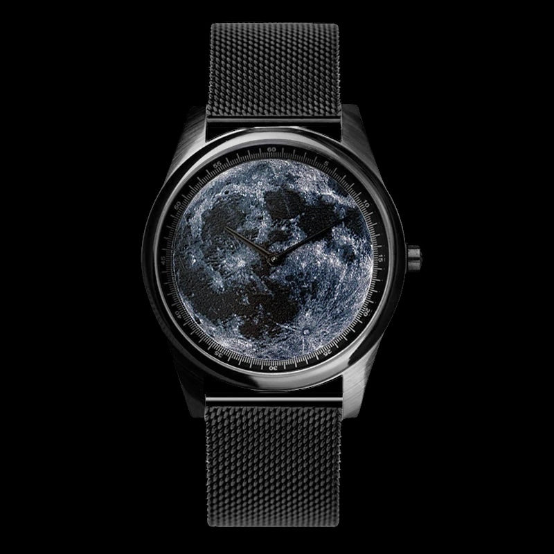 EDELSTAHL "MOON" UHR - ICERAIN JEWELRY