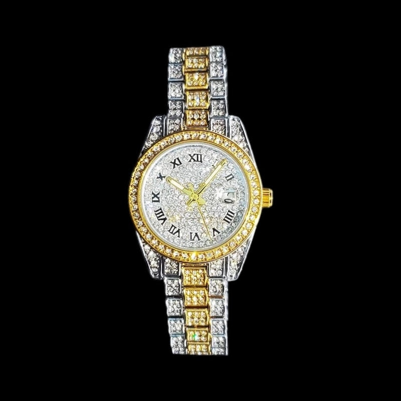 ICED OUT "DRESSOLO" UHR - ICERAIN JEWELRY