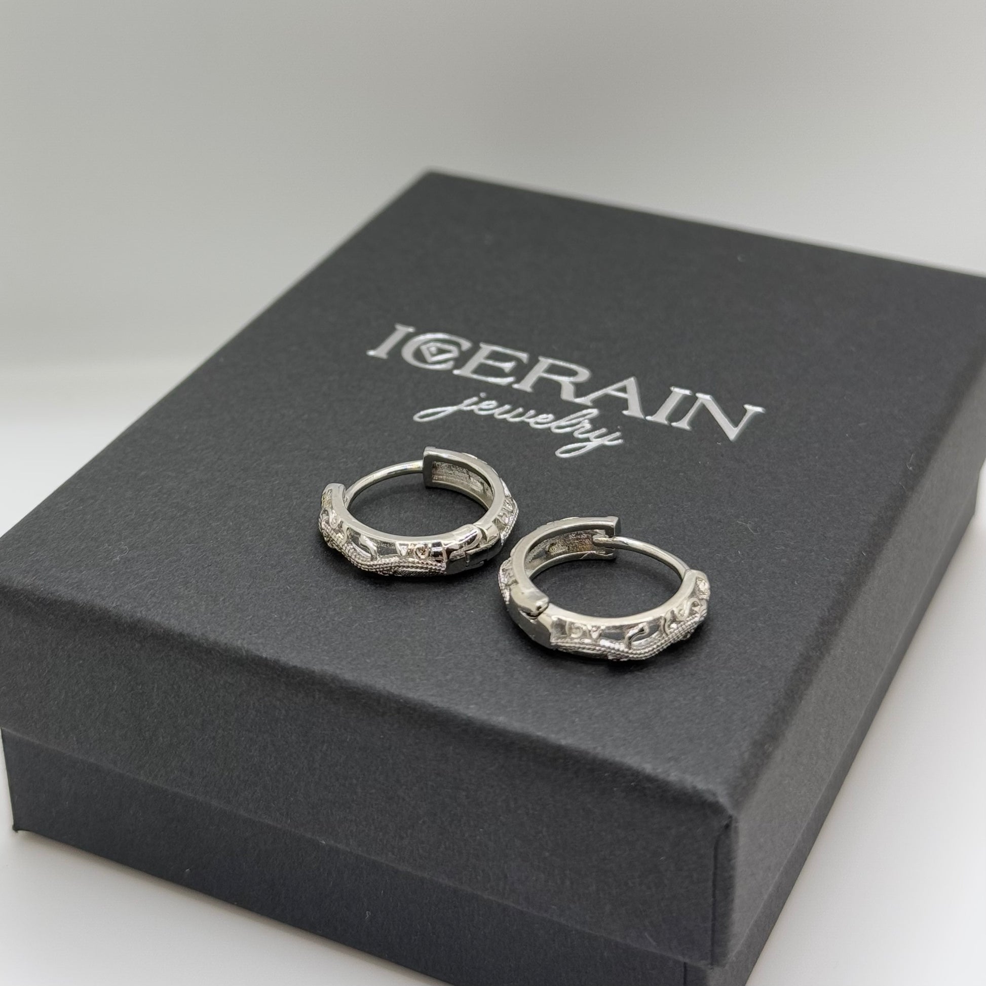 925S SILVER "SILVER DRAGON" OHRRINGE - ICERAIN JEWELRY