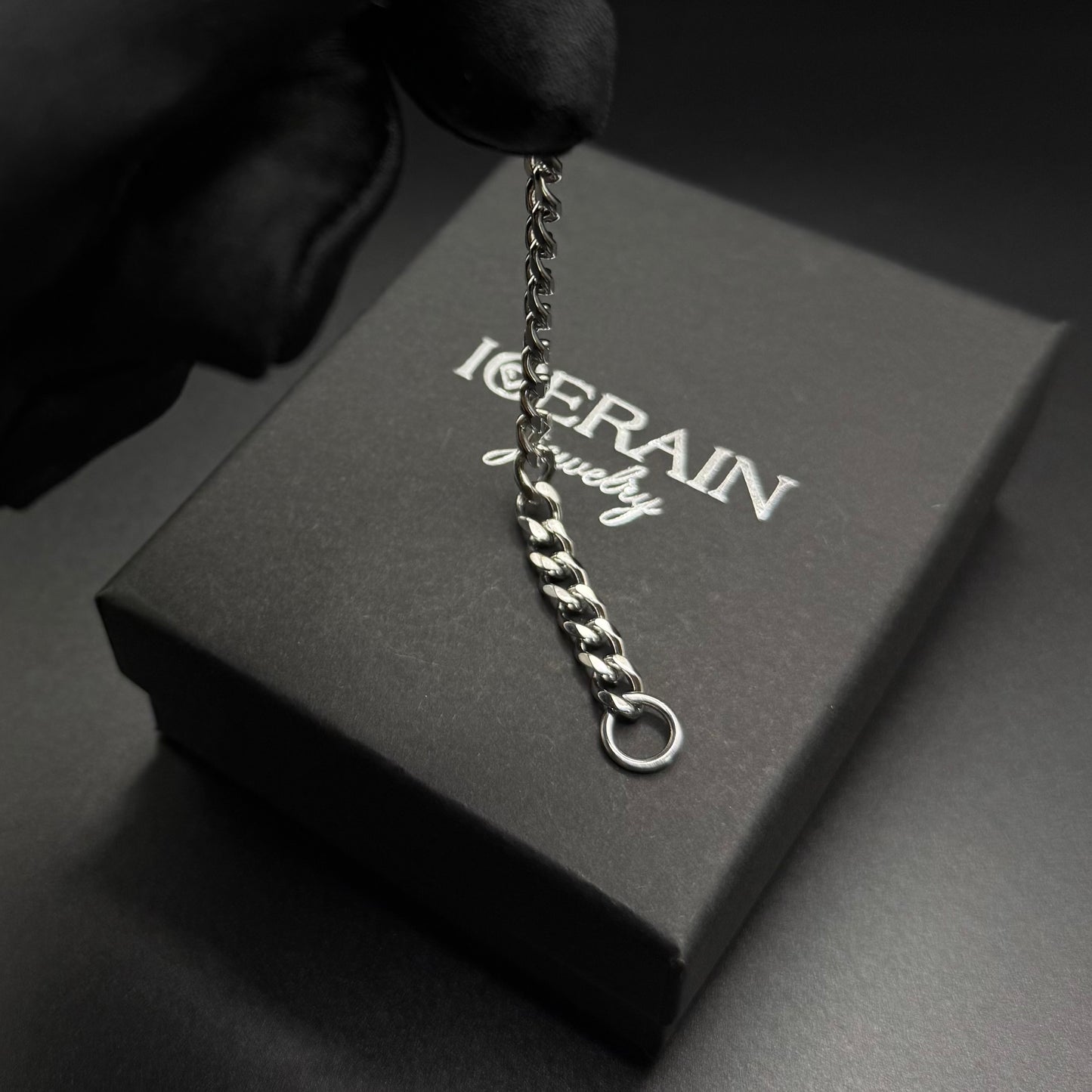 SALE | EDELSTAHL 5MM 70CM "SILVER CUBAN" KETTE - ICERAIN JEWELRY