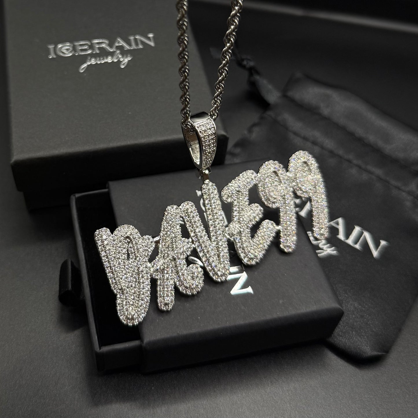 PERSONALISIERTE ICED OUT "CURISE ICE" KETTE - ICERAIN JEWELRY