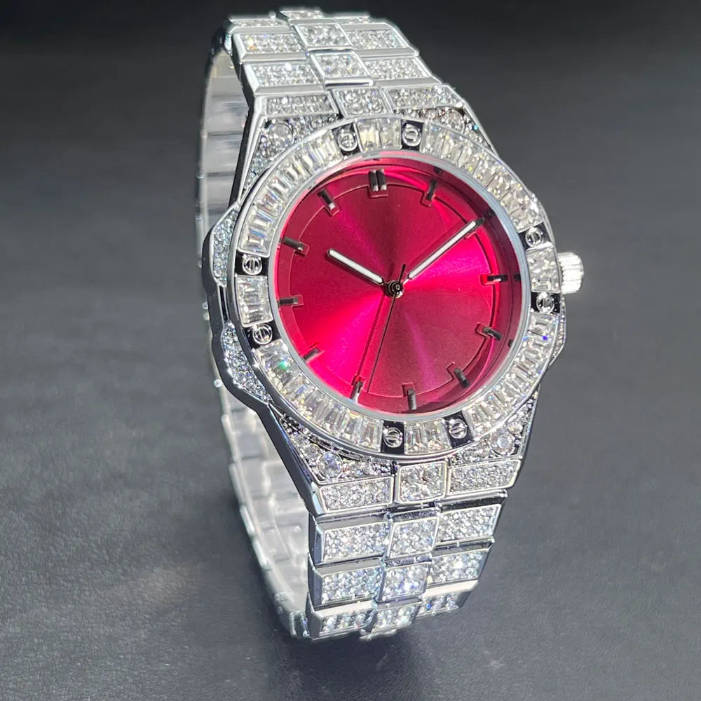 ICED OUT "FASHIONARY" UHR - ICERAIN JEWELRY