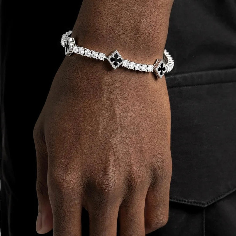 ICED OUT "BLACK CLOVER TENNIS V2" ARMBAND