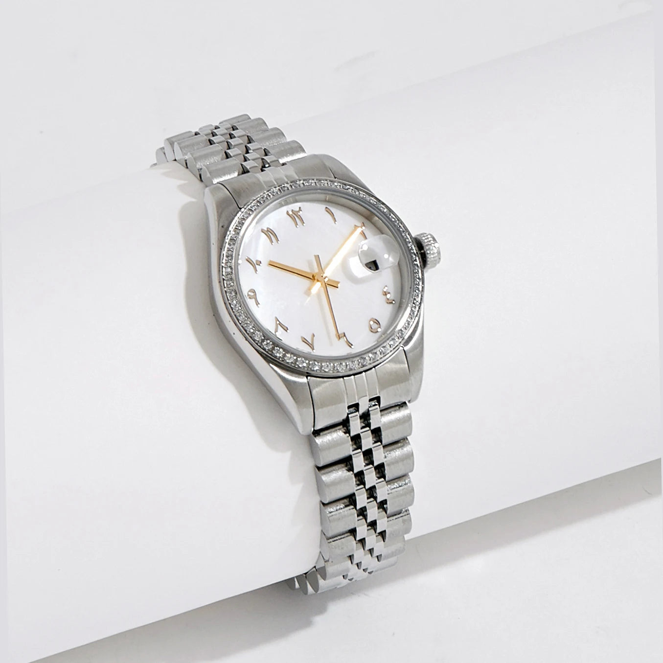 EDELSTAHL "ARABIC" FRAUEN UHR - ICERAIN JEWELRY
