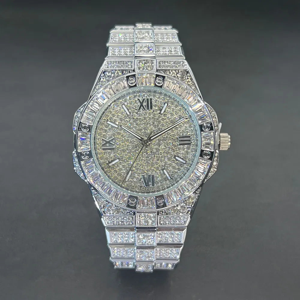 ICED OUT "FASHIONARY" UHR - ICERAIN JEWELRY