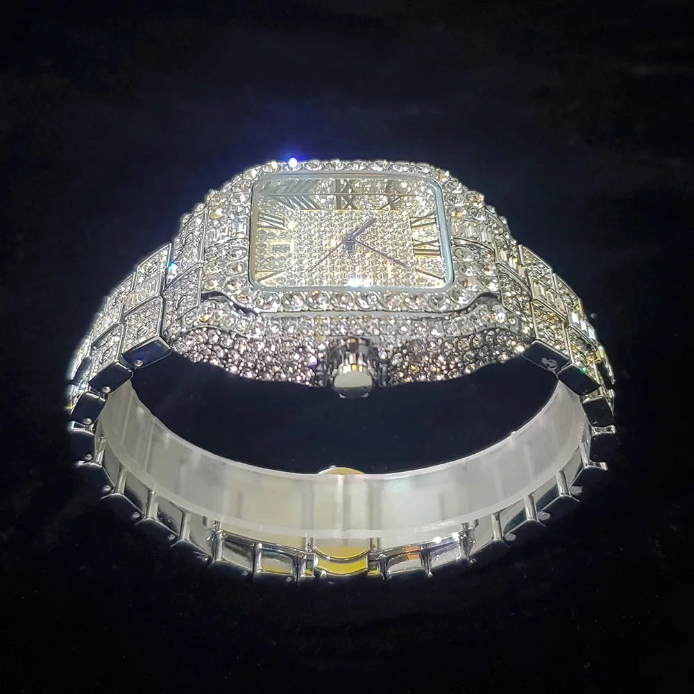 ICED OUT "PIAZZA V5" UHR - ICERAIN JEWELRY