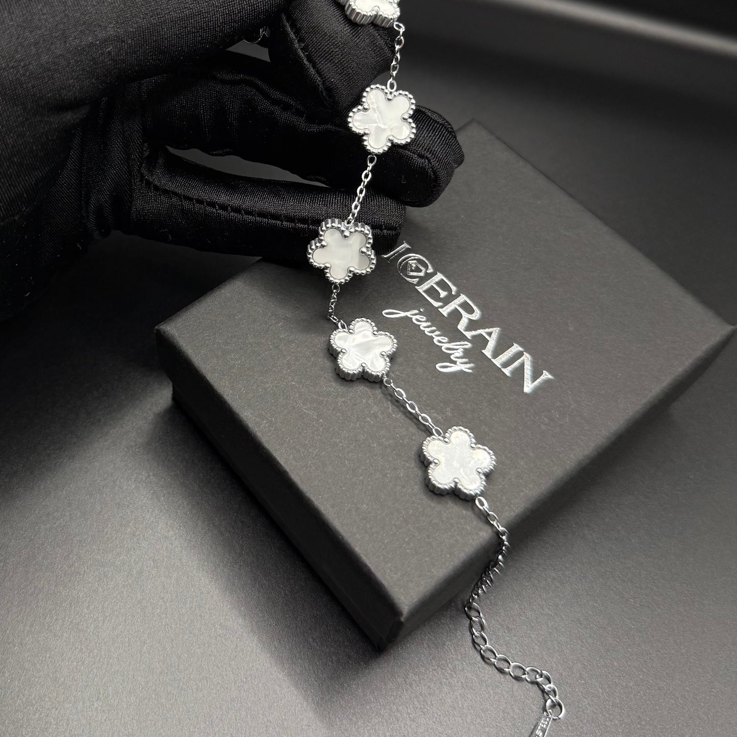 EDELSTAHL "CLOVER" ARMBAND - ICERAIN JEWELRY