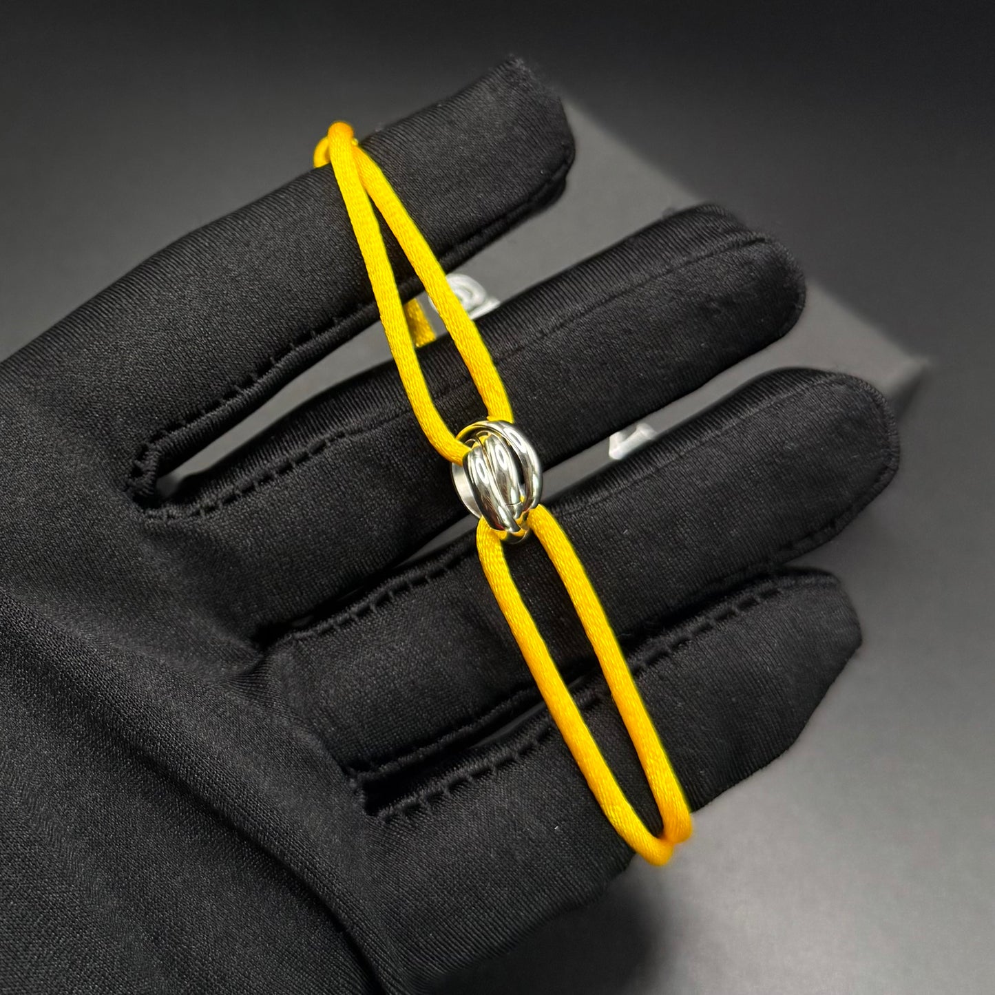 STOFF/EDELSTAHL "TRICOLOR" ARMBAND - ICERAIN JEWELRY