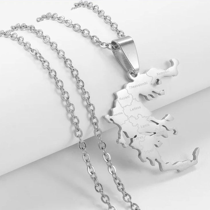 EDELSTAHL "GREECE V2" LÄNDERKETTE - ICERAIN JEWELRY