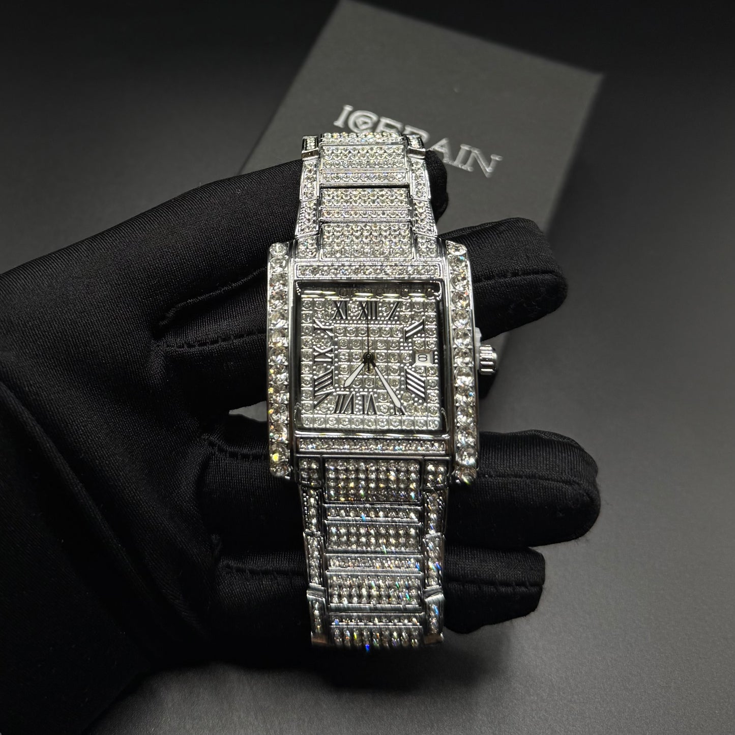 ICED OUT "SQUADROMER" UHR - ICERAIN JEWELRY